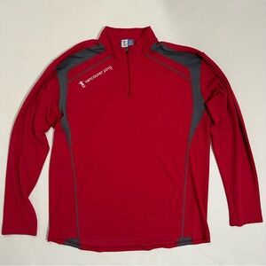 2010 Vancouver Olympic Games Red 1/4-Zip Men’s Top HBC